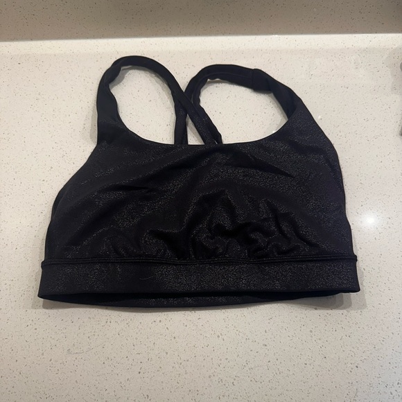 lululemon athletica Other - Lululemon bra in black with detail size 2